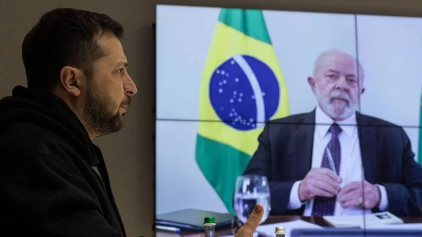 Zelensky pede reunião com Lula durante G7 no Japão