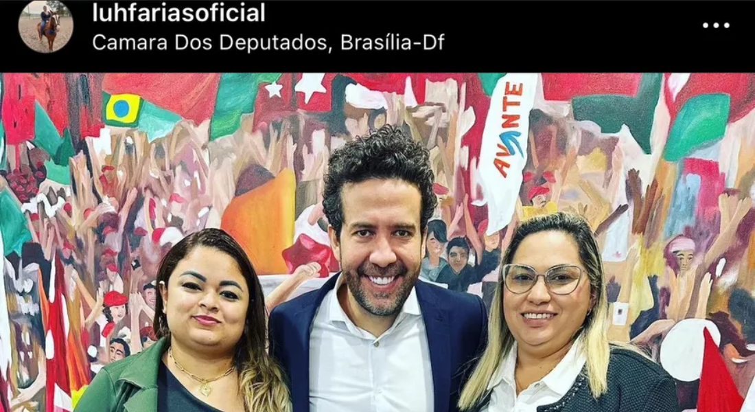 Mulher de líder de facção também se encontrou com deputados governistas