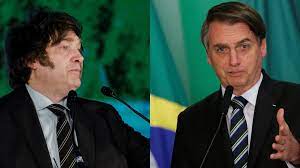 Bolsonaro fala com Milei pelo telefone e é convidado para posse na Argentina