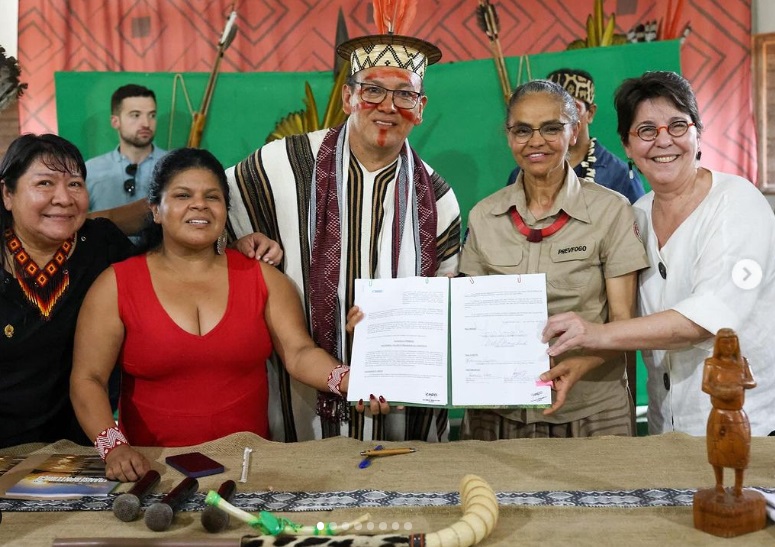 Marina Silva anuncia liberação de R$ 35 milhões do Fundo Amazônia para ONG que barrou obras de rodovia no Acre