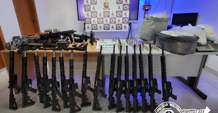 Polícia Militar São Paulo apreende arsenal de guerra em Paraisópolis