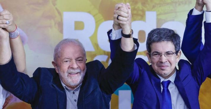 A felicidade de Randolfe ao se filiar ao PT, de Lula