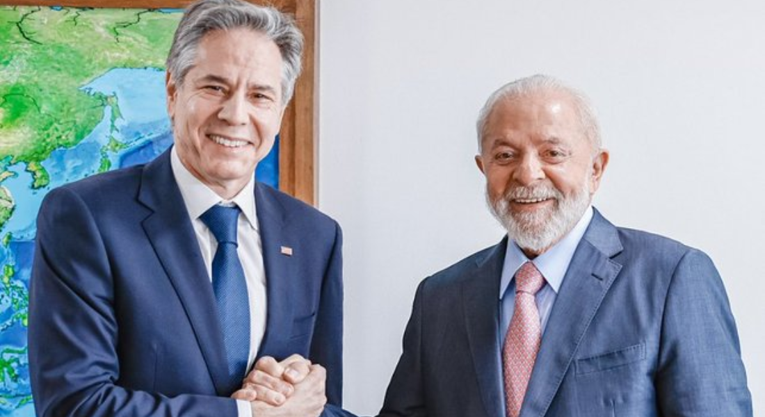 Lula se reúne com Blinken em meio à tensão diplomática com Israel