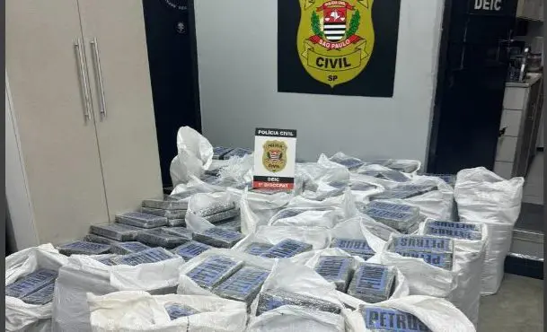 Polícia Civil De SP Apreende Mais De 1,2 Tonelada De Cocaína em operação no Guarujá