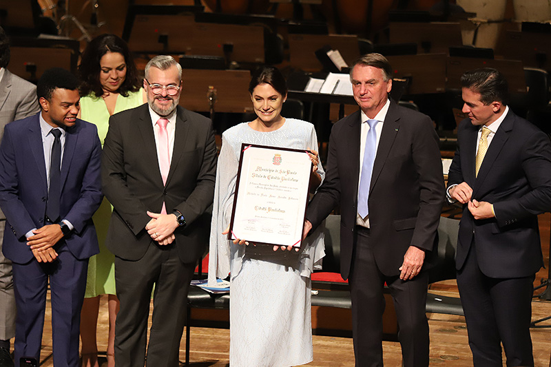 Michelle Bolsonaro recebe o Título de Cidadã Paulistana