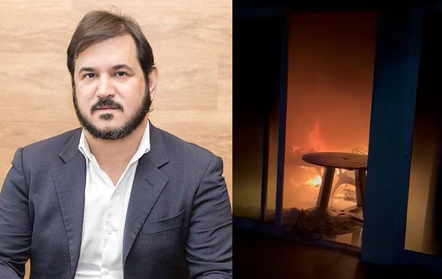 Presidente do União Brasil tem casa incendiada