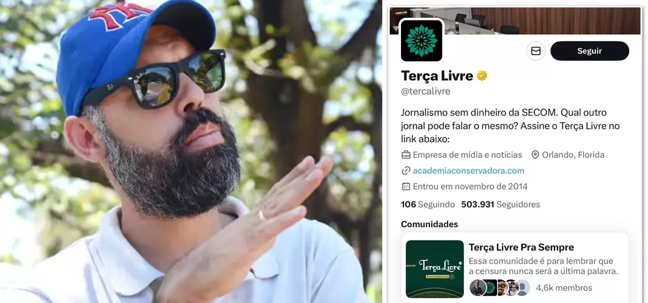 “Terça Livre” de Allan dos Santos recebe selo dourado no X