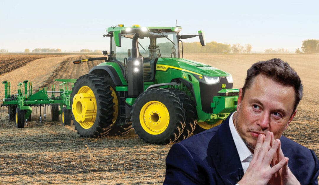 Elon Musk se une com gigante dos tratores para mudar agronegócio do Brasil, diz site