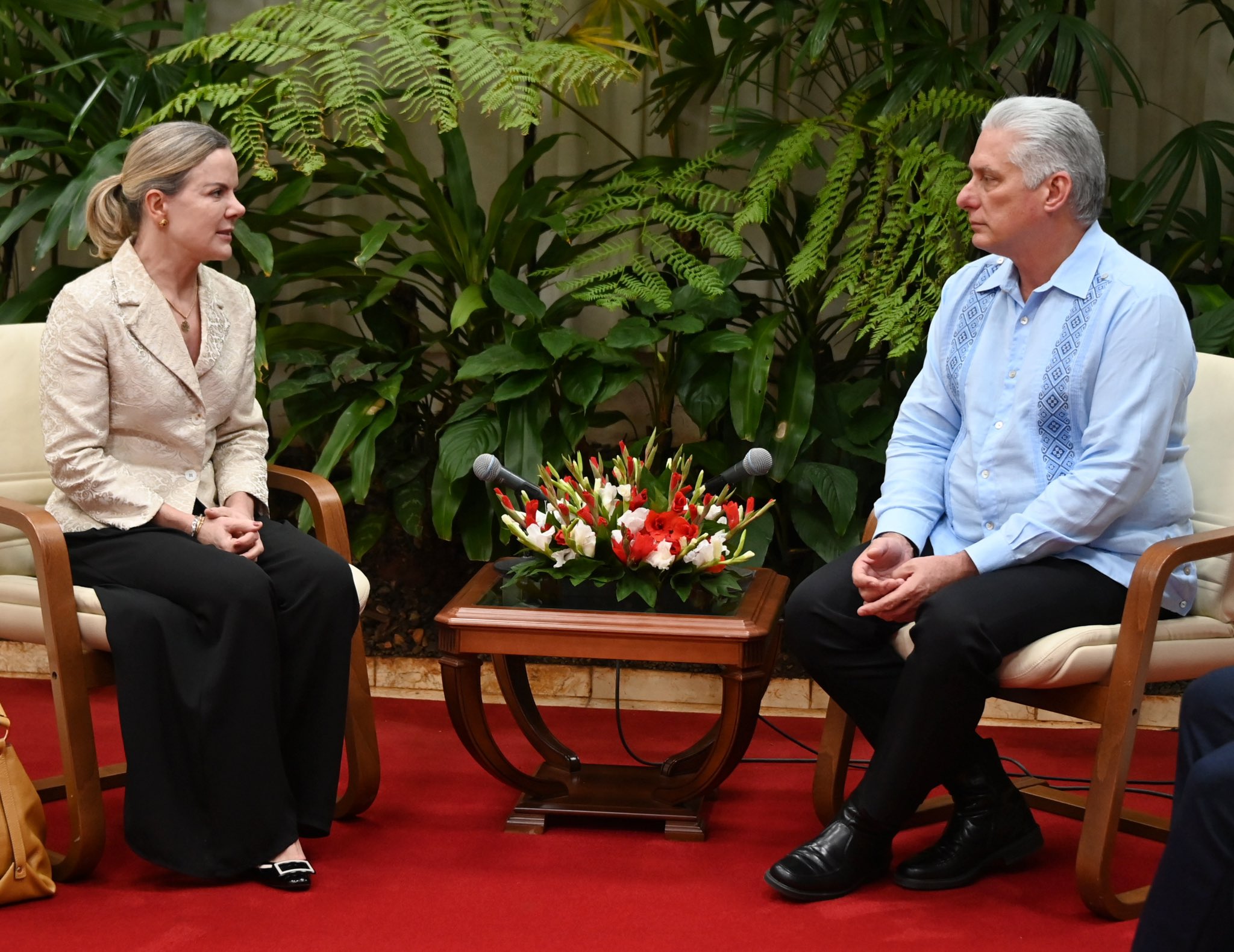 PT assina acordo com Partido Comunista de Cuba; Gleisi diz buscar meios para Brasil ajudar o país