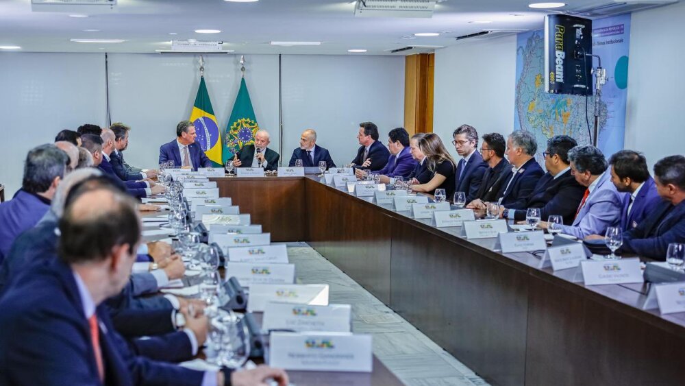 Irmãos Batista participam de reunião com Lula no Planalto