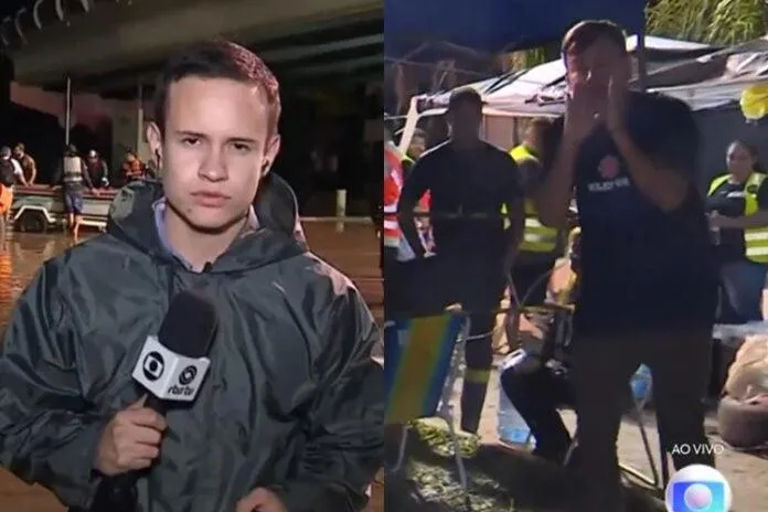 Repórter é hostilizado ao vivo no Jornal da Globo durante cobertura da tragédia no RS…