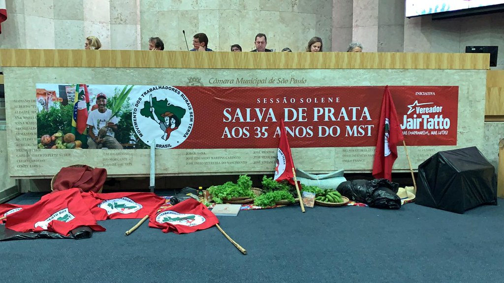 Câmara de São Paulo homenageia 40 anos de luta do MST por direito à terra