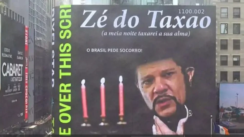 Depois de ‘Taxa Humana’, Haddad vira ‘Zé do Taxão’ na Times Square