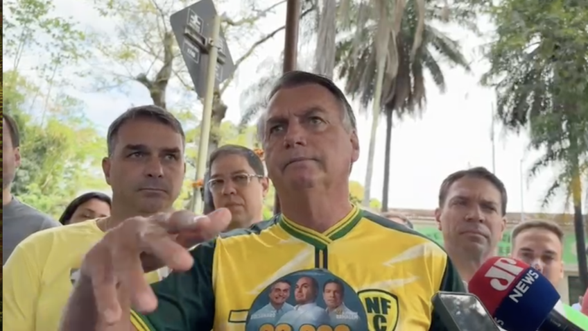 Bolsonaro reafirma apoio a Nunes e observa que o cenário em São Paulo está “muito dividido”