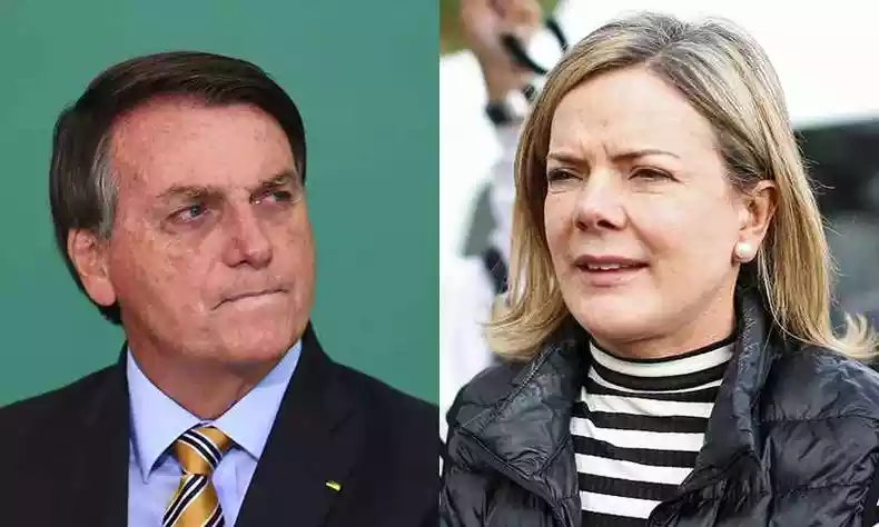 Bolsonaro alfineta Gleisi Hoffmann e a acusa de reviver críticas ultrapassadas