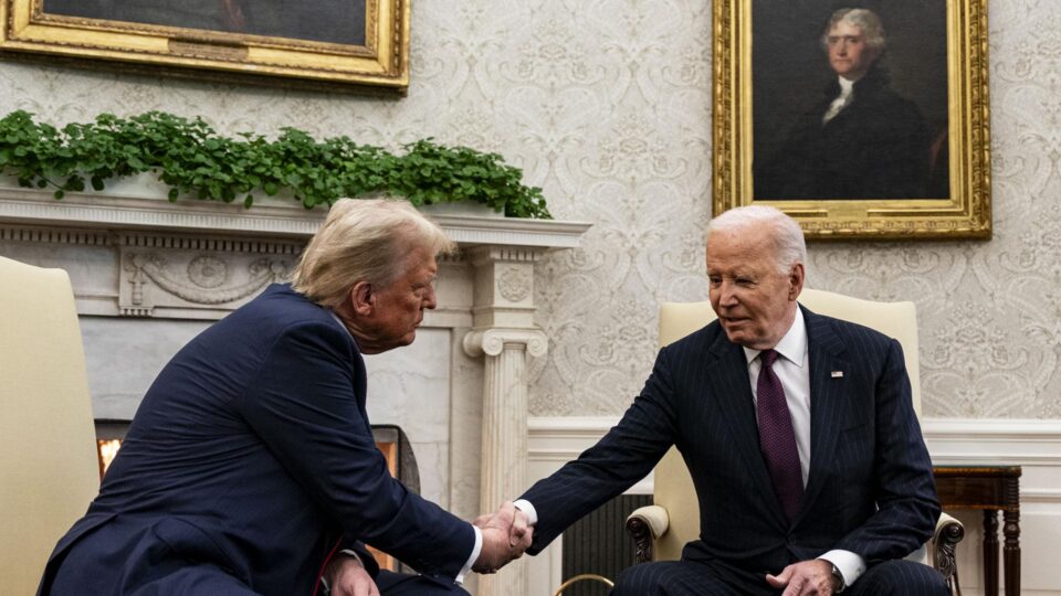 Biden Recebe Trump na Casa Branca em Um Encontro Histórico: “Transição Suave” em Foco