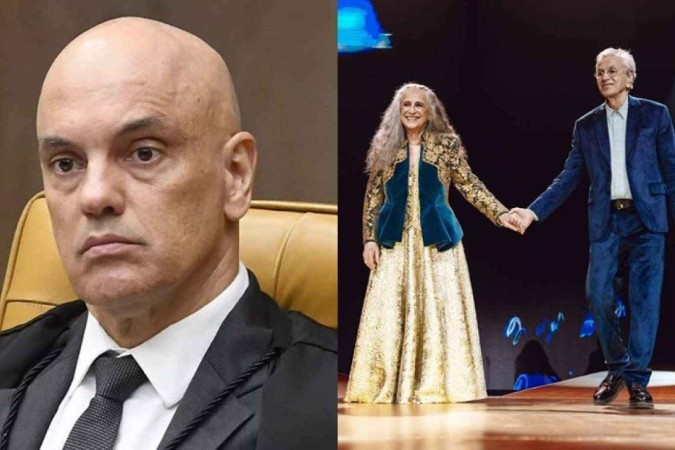 “Sem Anistia”: Público Se Manifesta em Show de Caetano e Bethânia com Presença de Moraes