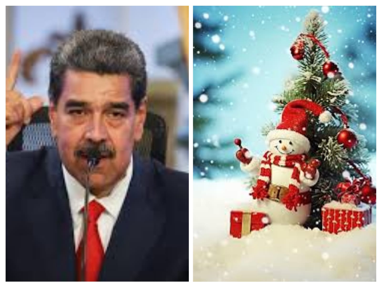Enquanto oposição clama por liberdade, Maduro celebra Natal com ironias e negacionismo Enquanto oposição clama por liberdade, Maduro celebra Natal com ironias e negacionismo