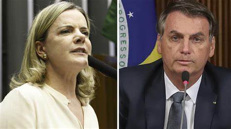 “Gleisi Hoffmann Critica Bolsonaro e Aliados: ‘Parem com o Chororô'”