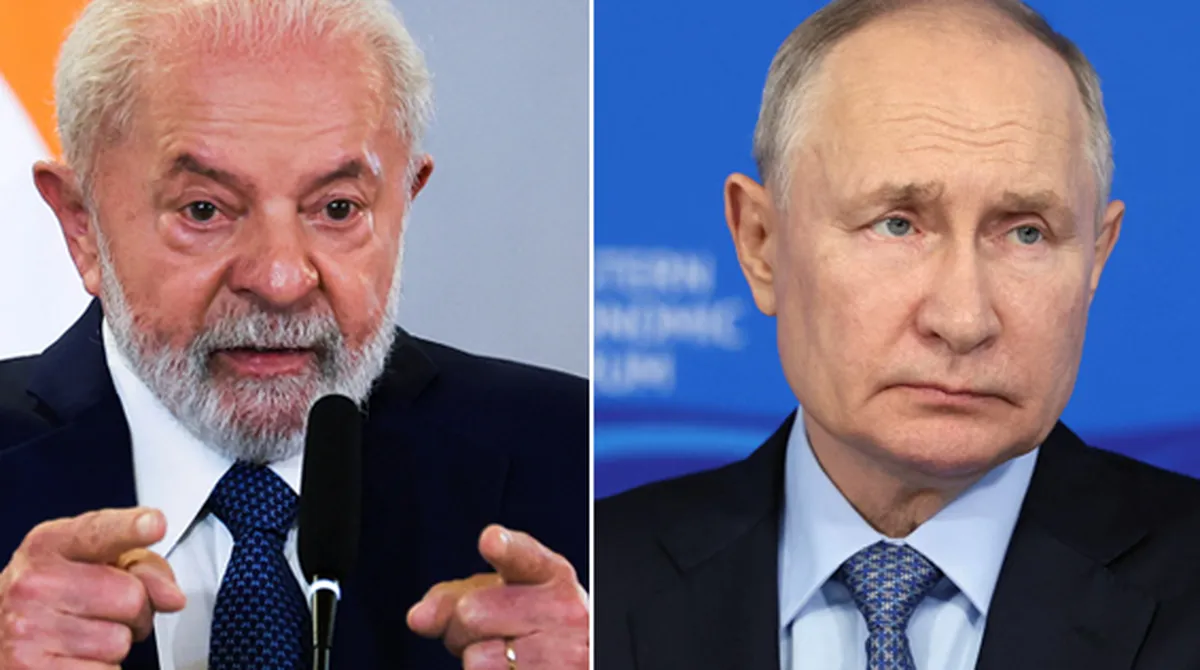 Lula Considera Convite de Putin para Visitar a Rússia em Maio