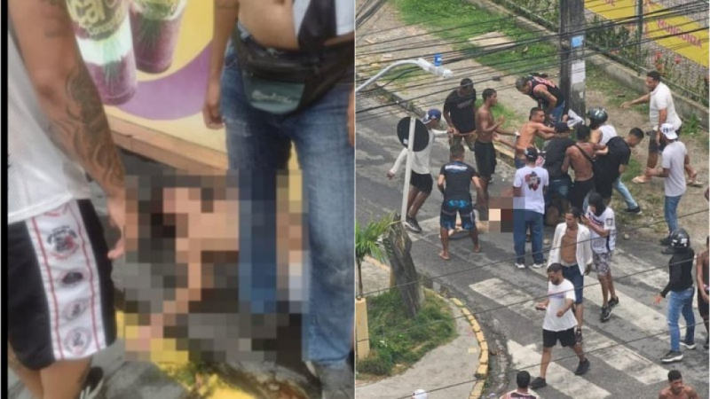 Um torcedor foi brutalmente espancado e estuprado nas ruas do Recife 