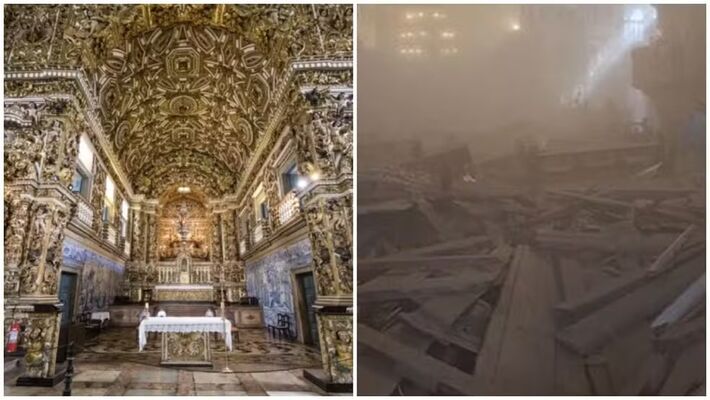 Tragédia na Igreja de Ouro: Desabamento de Teto em Salvador Mata Turista e Deixa Feridos