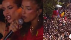 BaianaSystem, Anitta e Alice Carvalho puxam coro de protesto no Carnaval de Salvador