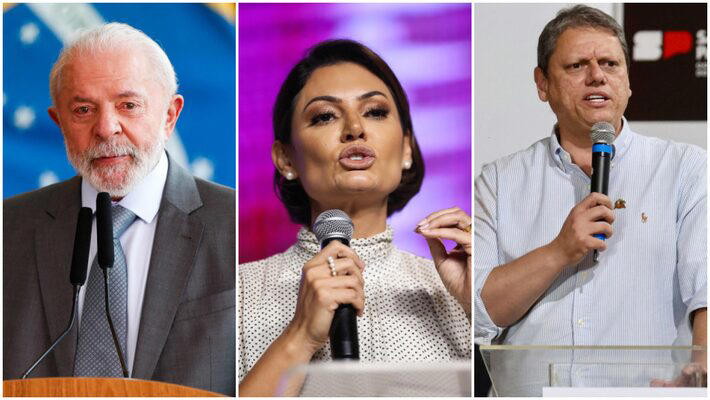 Lula aparece empatado com Michelle, Tarcísio e Eduardo Bolsonaro em cenários de segundo turno, revela pesquisa