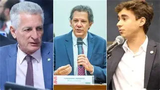 Troca de farpas e abandono de sessão: Nikolas ataca governo e Haddad rebate com indignação Troca de farpas e abandono de sessão: Nikolas ataca governo e Haddad rebate com indignação