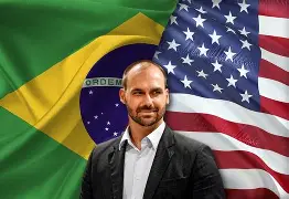 Eduardo Bolsonaro some do mapa e debocha de intimação da PF