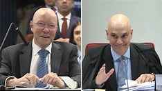 “Sim ou não, excelência?”: Moraes entra no clima e diverte audiência com advogado de ex-comandante da Marinha “Sim ou não, excelência?”: Moraes entra no clima e diverte audiência com advogado de ex-comandante da Marinha
