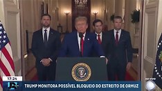 Trump vigia tensão no Golfo e sinaliza alerta sobre petróleo