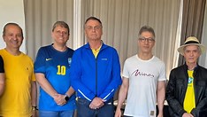 Zema se reúne com Bolsonaro e Tarcísio antes do ato na Paulista contra o STF