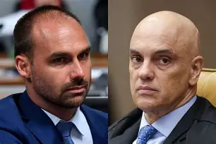 Moraes congela contas de Eduardo Bolsonaro e amplia ofensiva judicial