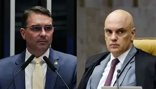 Flávio Bolsonaro tenta “despedir” Moraes com pedido de impeachment