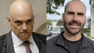 Eduardo Bolsonaro reage a sanção dos EUA contra Moraes e cobra anistia total para envolvidos no 8 de janeiro