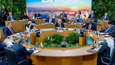 Lula defende Estado palestino e critica violência no Oriente Médio na abertura da Cúpula do Brics