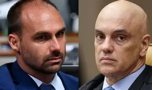 Eduardo Bolsonaro alerta para “queda do regime” e critica ministros do STF