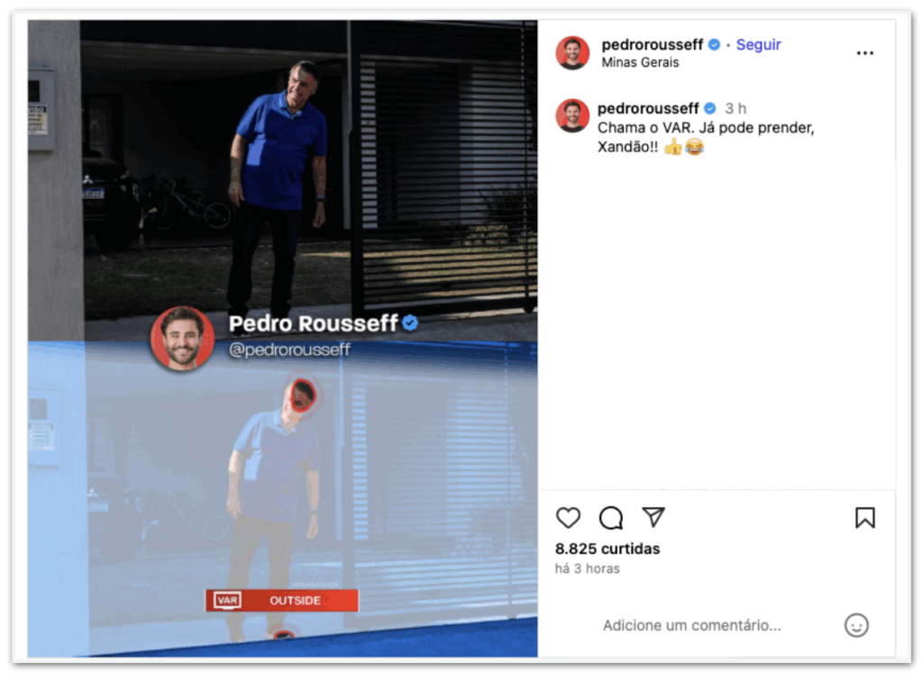 Sobrinho de Dilma provoca Bolsonaro com meme nas redes