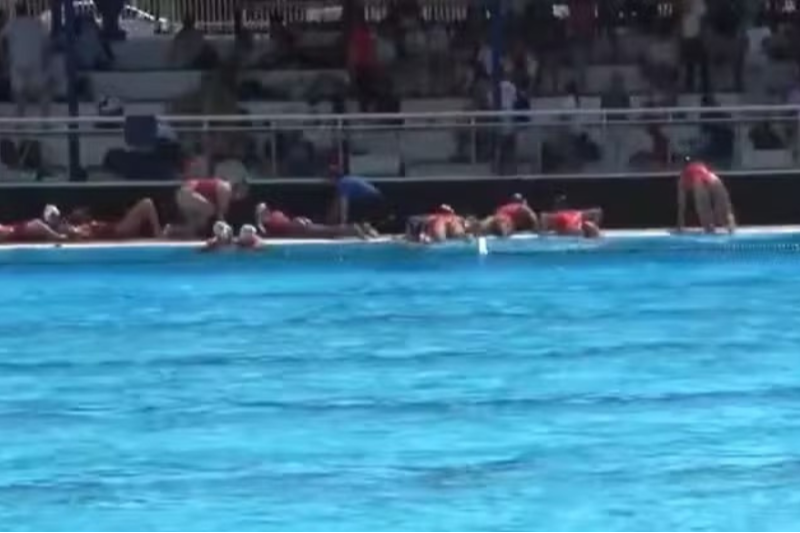Tiro interrompe jogo da Copa do Mundo de Polo Aquático Sub-20 em Salvador — e susto vai além da piscina