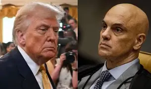 Trump ameaça sancionar esposa de Moraes após prisão domiciliar de Bolsonaro