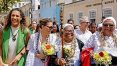 Janja prestigia Festa da Boa Morte e celebra tradição no Recôncavo baiano