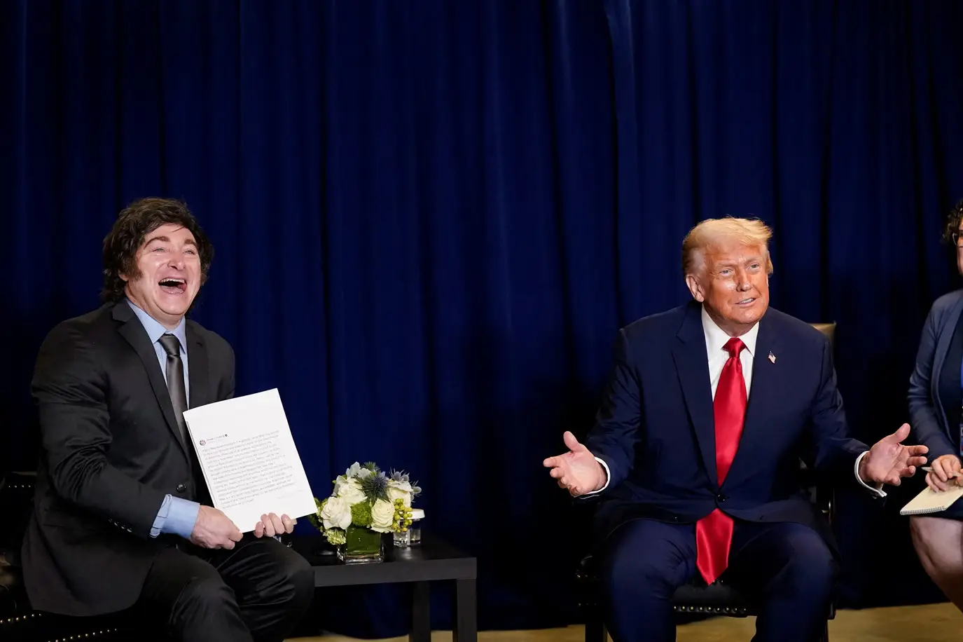 Trump declara apoio à reeleição de Milei e enaltece parceria estratégica com Argentina