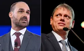 Eduardo Bolsonaro reage à articulação de Tarcísio por anistia: “Manda bala”