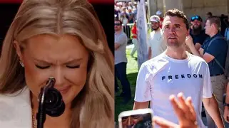 Viúva de Charlie Kirk perdoa assassino do marido em emocionante funeral