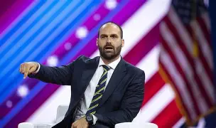 Eduardo Bolsonaro usa carta de Trump para criticar redução de penas: “Não conserta a perseguição”