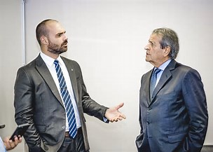 Briga de família na política: Valdemar critica Eduardo Bolsonaro