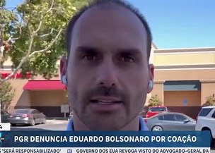 Eduardo Bolsonaro vê estratégia de Trump e acusa Motta de ser “refém do regime”
