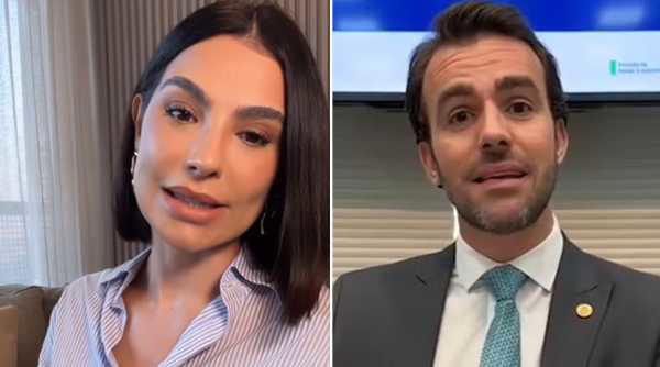 Deputado Lucas Bove é denunciado pelo MP e pode ser preso por descumprir medidas protetivas contra ex-esposa Cíntia Chagas