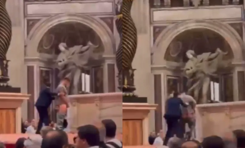 Ultraje no Vaticano: homem urina no altar da Basílica de São Pedro